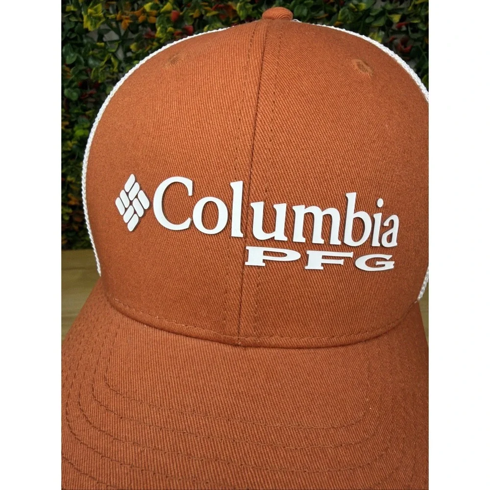 Texas Longhorns UT Columbia PFG Orange Fishing FlexFit‎ 110 Hat Cap L/XL NCAA